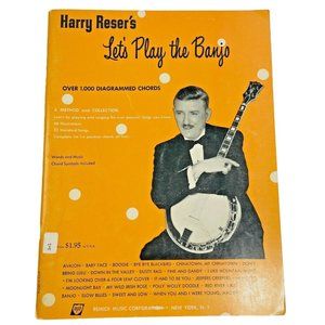 1959 Sheet Music Harry Resers Lets Play the Banjo, Remick Music Corp PB u